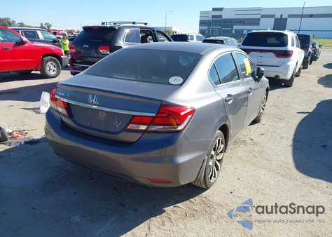 2014 Honda Civic Ex-L from USA, damaged, VIN 19XFB2F98EE034191